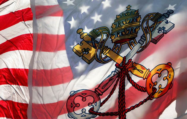 Pope Benedict XVI arrives in the US