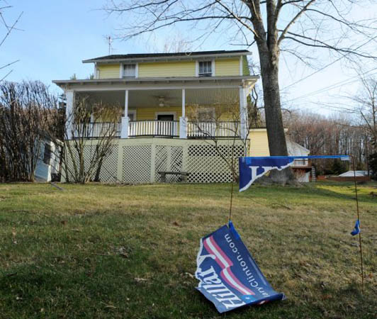 This is the house on Lake Winola, not far from Scranton, 