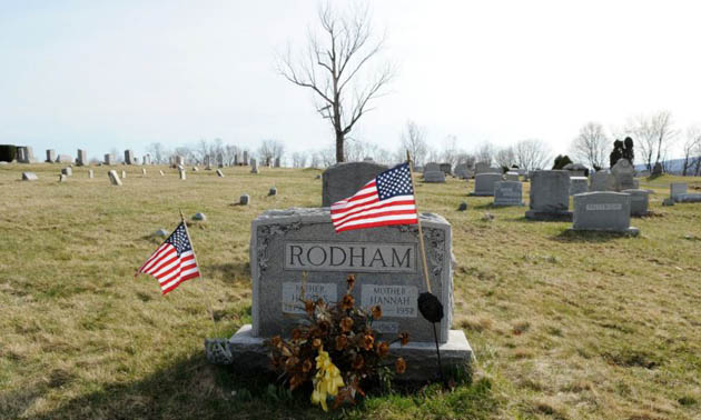 Rodham family grave