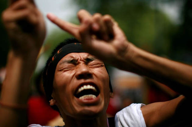 Olympics protesters in India