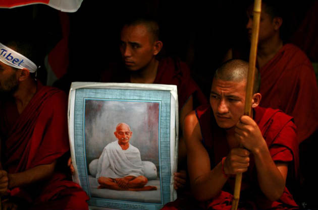 Olympics protesters in India
