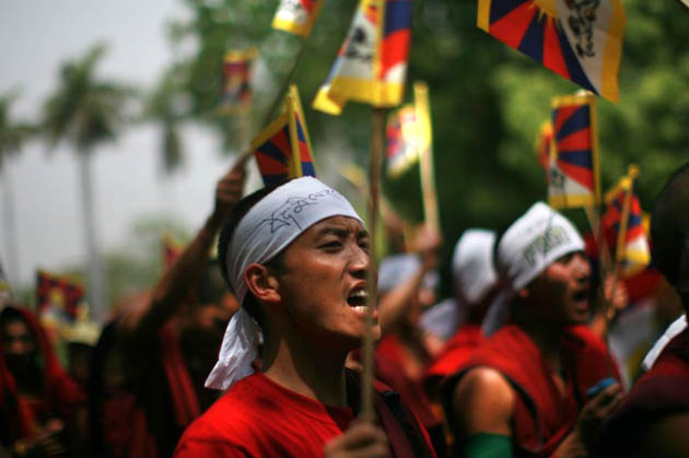 Olympics protesters in India