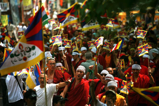 Olympics protesters in India