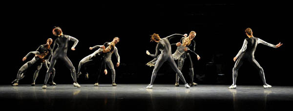Wolfsburg, Germany: Members of the Brazilian dance company Grupo Corpo from Belem perform during a rehearsal