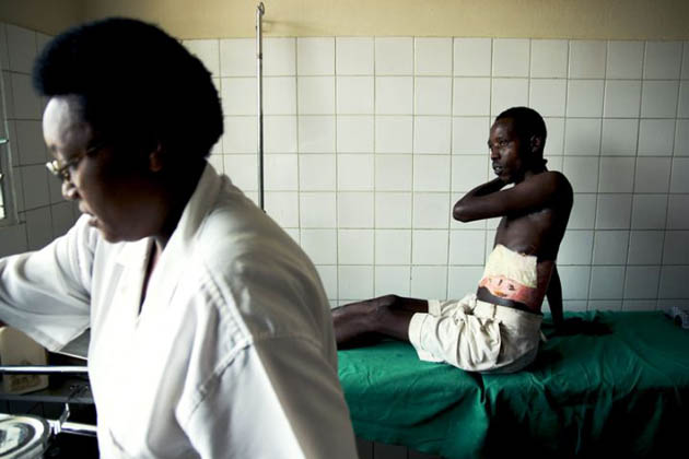 Mine clearing in Burundi