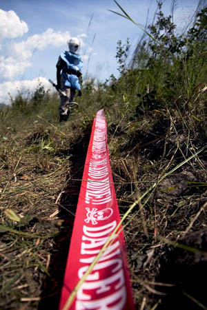 Mine clearing in Burundi