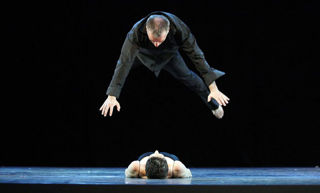 Edinburgh, UK: Performers from Spanish flamenco dance group Arrieritos rehearse for the Edinburgh Fringe Festival