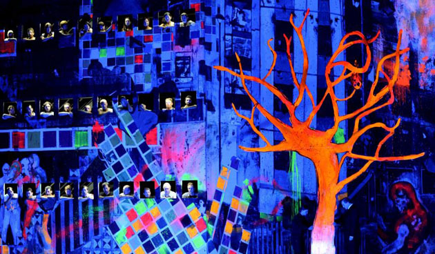 Salzburg, Austria: The Vienna State Opera chorus during a rehearsal of Bela Bartok's 'Cantata profana - Die neun Zauberhirsche'