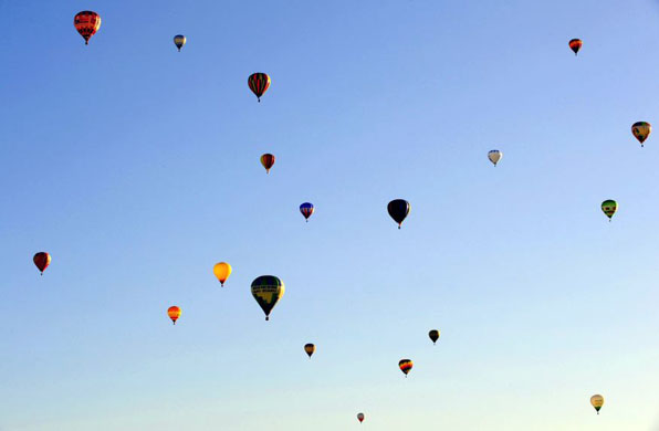 Vichy, France: The 34th French air balloons championships
