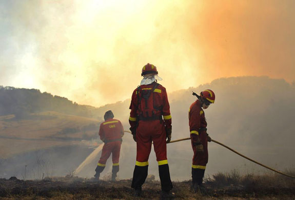 Forest fires in Spain 