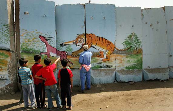 Baghdad murals