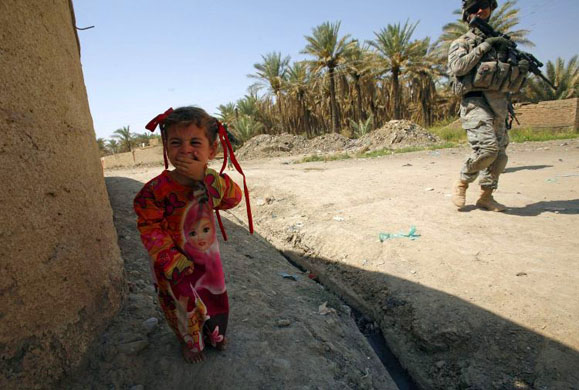 US patrol in Baquba, Iraq