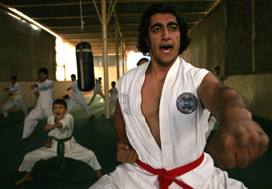 Taekwondo club in Herat, Afghanistan 