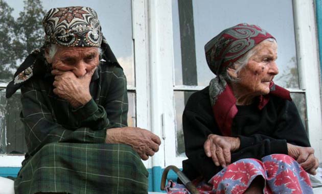 Two old South Ossetian women