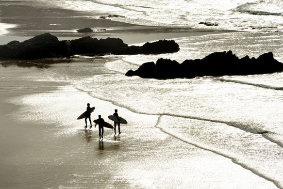 surfers newquay cornwall