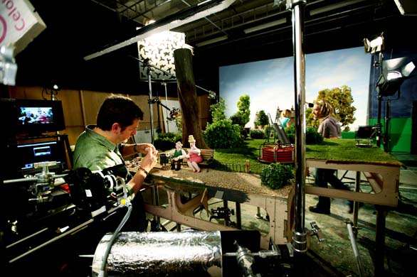 Loyd Price works on Wallace and Gromit