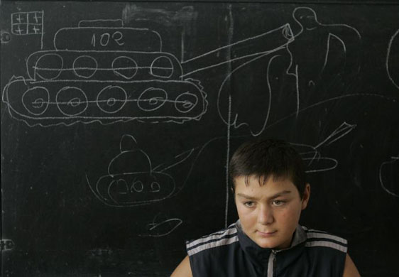 georgian refugee from south ossetia 