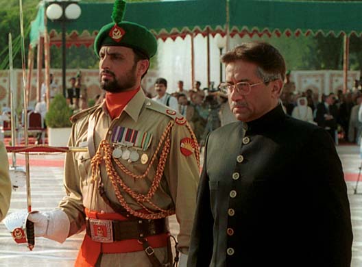 Musharraf sworn in a president