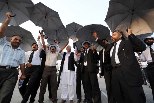 anti-Musharraf lawyers