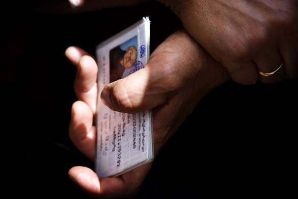 A Georgian identity card