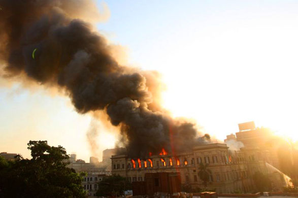 Shoura burns in Cairo
