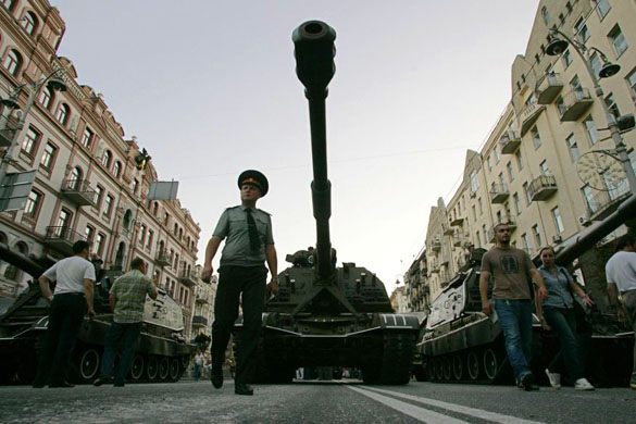Independence day rehearsal in Kiev