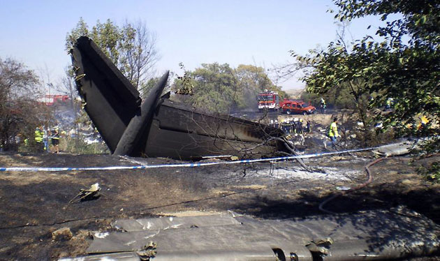 Madrid plane crash