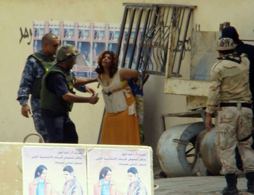 female suicide bomber in Iraq