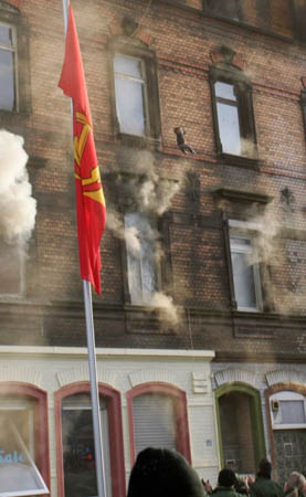 Fire in Ludwigshafen