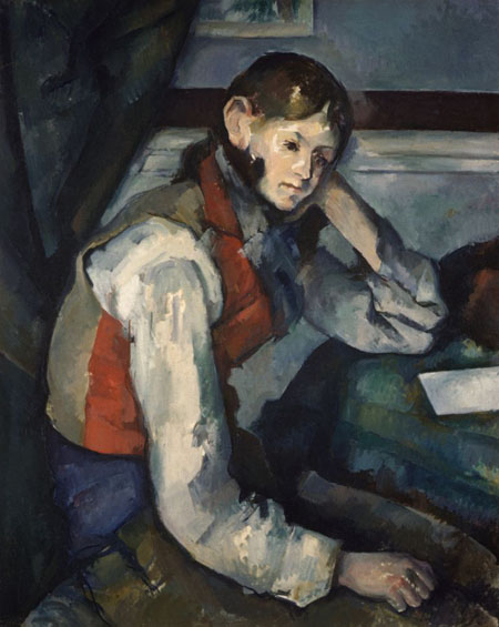 Boy in a Red Waistcoat by Francis G Mayer (1894 or 1895)