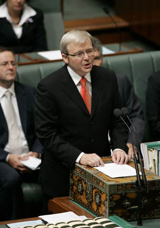 Australian prime minister says sorry to Aborigines' stolen generations