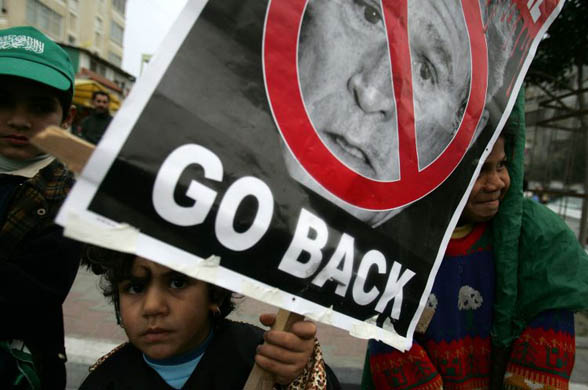 George Bush's visit to the Middle East