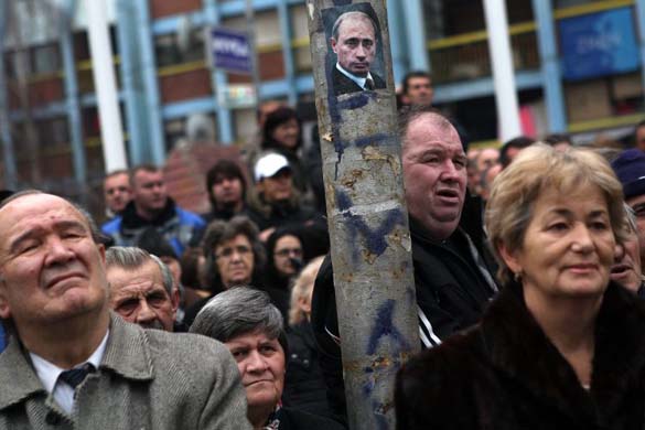 Pre-election rally in Mitrovica