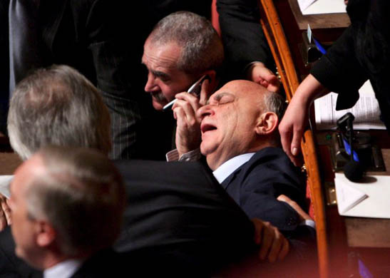 Senator Nuccio Cusumano falls ill