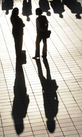 Munich, Germany: Employees Lufthansa during a warning strike at Franz Josef Strauss airport