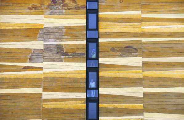London, UK: Construction workers take a break from working on an unfinished building off the A40 Westway road