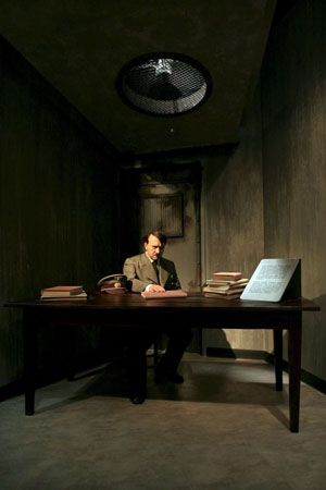 A waxwork figure of Hitler on display at Madame Tussauds