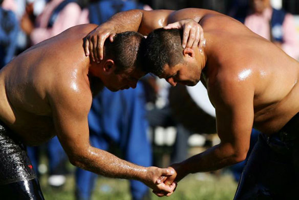 oil wrestling in turkey 