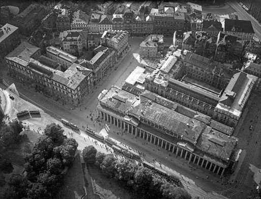 German cities from the air before being bombed by the allies in the seecond world war