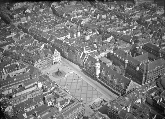German cities from the air before being bombed by the allies in the seecond world war