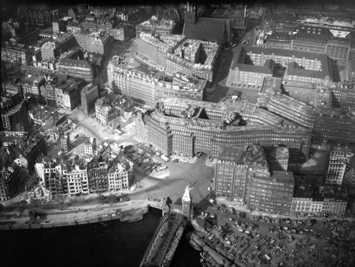 German cities from the air before being bombed by the allies in the seecond world war