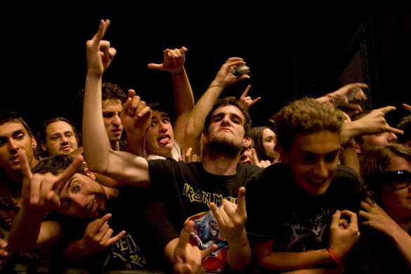 Iron Maiden fans in portugal 