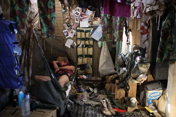 British paratrooper in Afghanistan