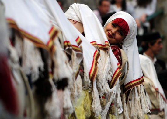 Macedonian traditional wedding ceremony 