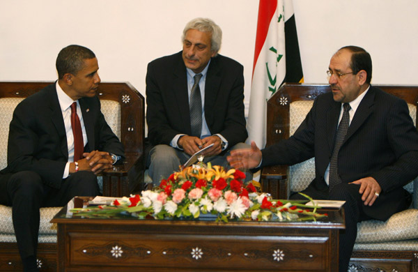 Barack Obama visits Irak