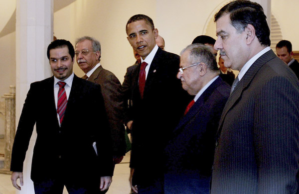 Barack Obama visits Irak