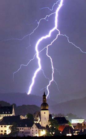 Thunder storms in Arnsberg