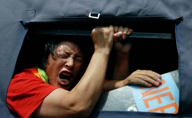 Tibet demonstration in Nepal