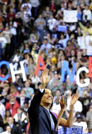 Obama declares victory