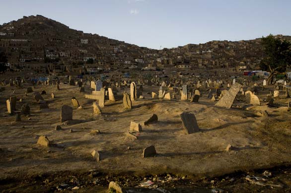 A shiite cemetery in Kabul